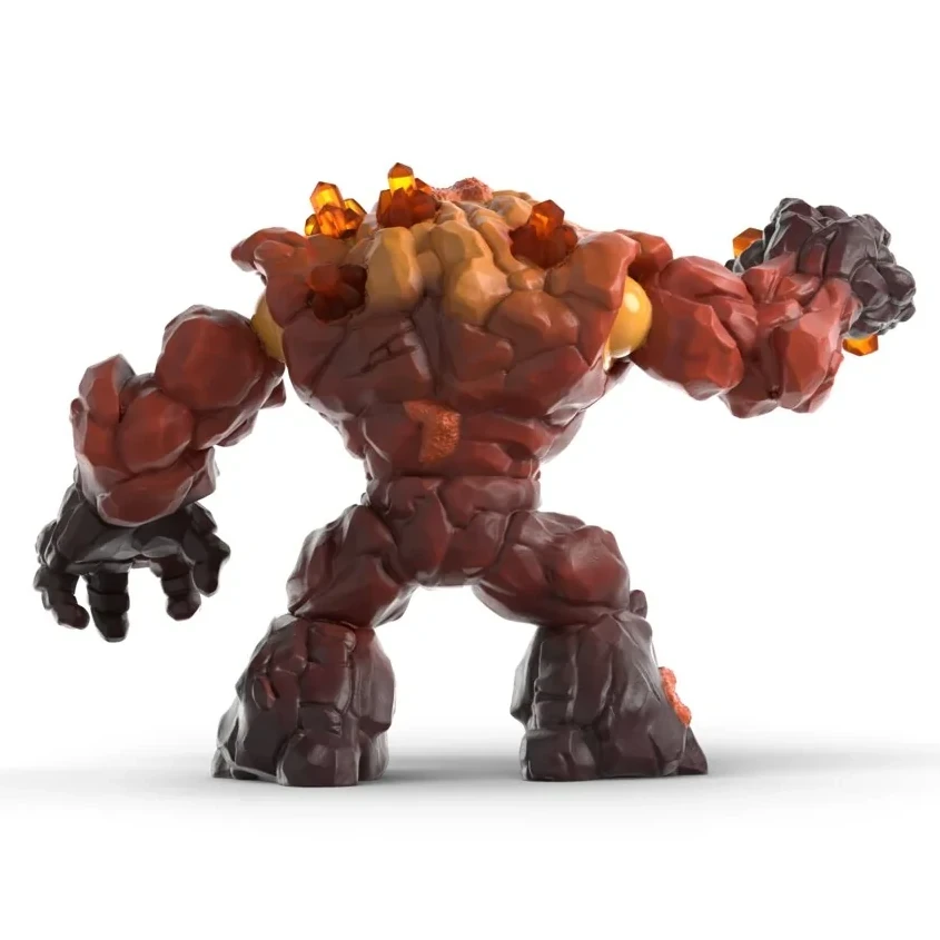 Schleich Lava Monster toy back view
