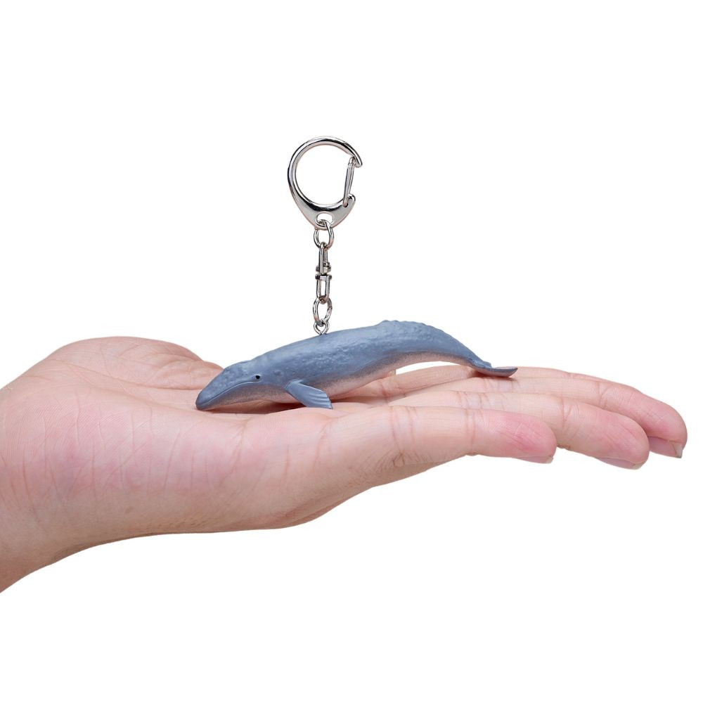 Mojo Grey Whale Keychain hand