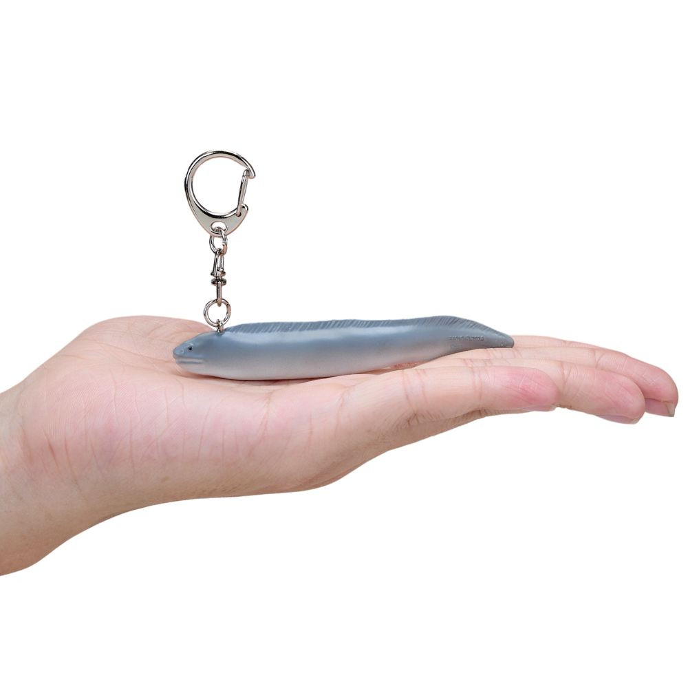 Mojo Conger Eel Keychain size in hand
