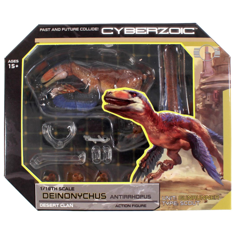 Creative Beast Deinonychus antirrhopus 1:18 Scale packaging