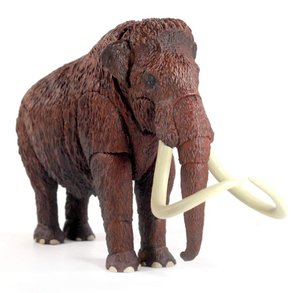 Creative Beast Woolly Mammoth 1:35 Scale articulated prehistoric model