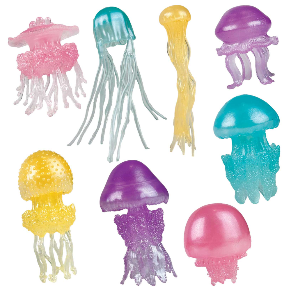 Safari Ltd Glow in the Dark Jellyfish Figurines