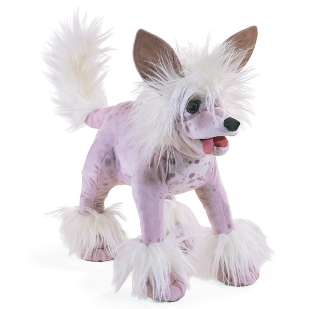Folkmanis Chinese Crested Dog Puppet