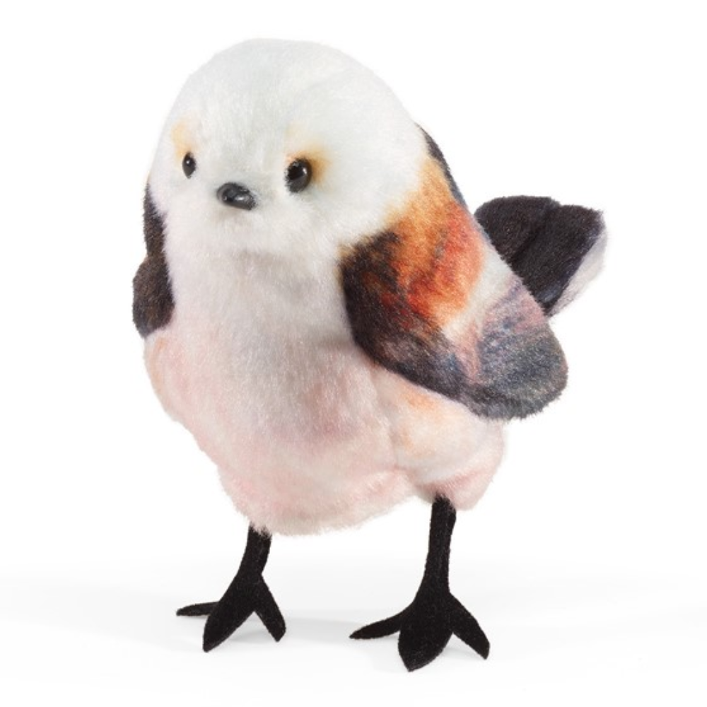 Folkmanis Mini Long-tailed Tit Finger Puppet