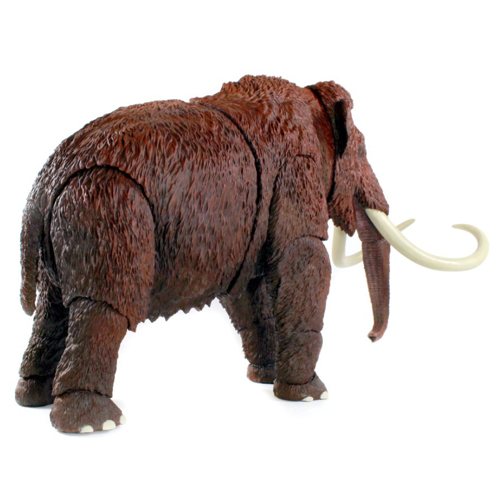 Creative Beast Woolly Mammoth 1:18 Scale articulated prehistoric model back view