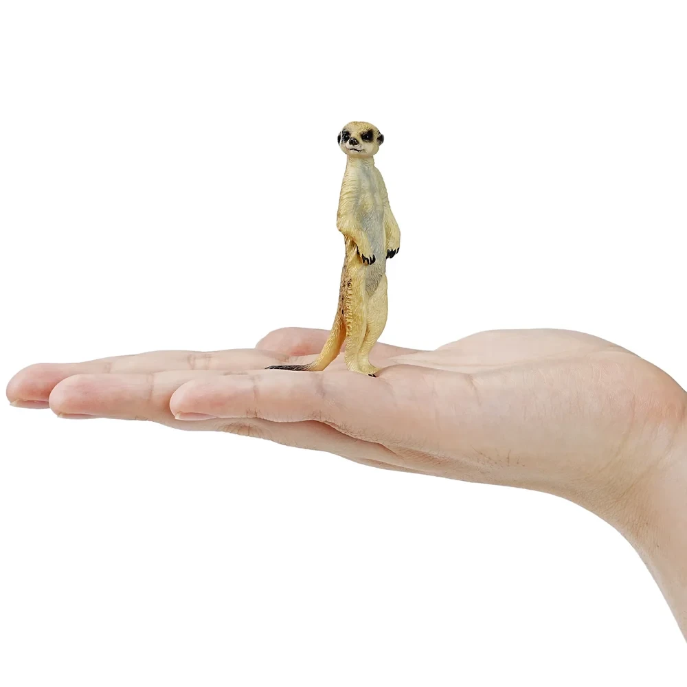 Toymany Meerkat toy figurine size in hand