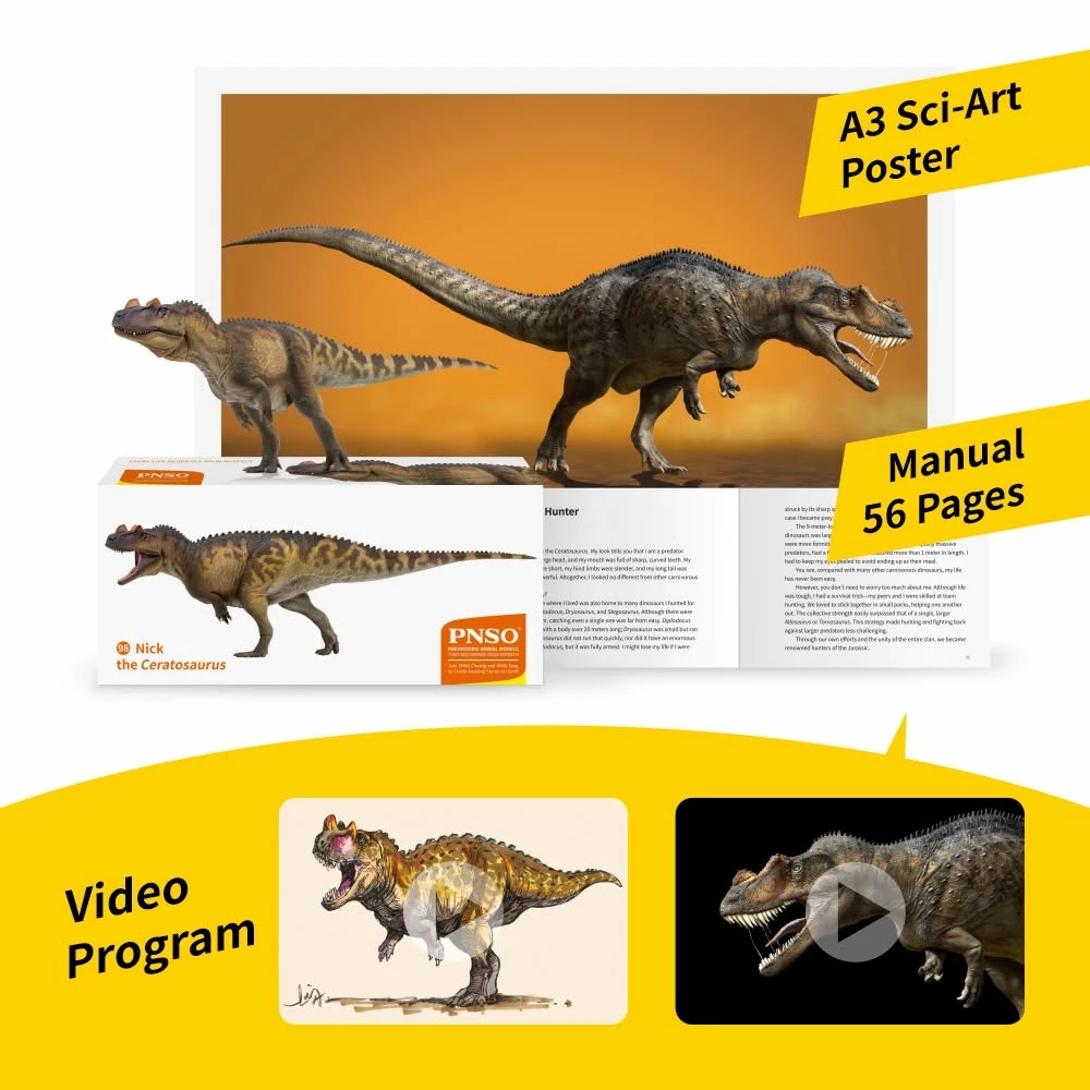 PNSO Nick the Ceratosaurus inclusions