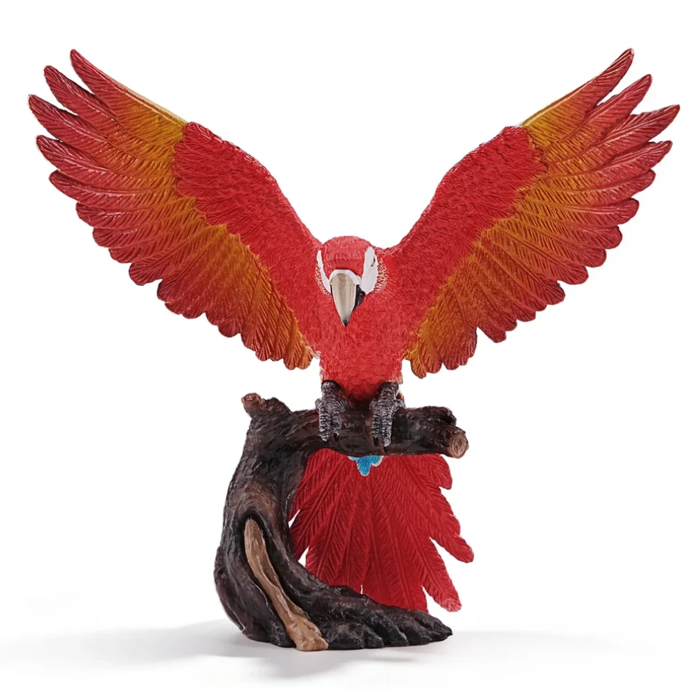 Toymany Scarlet Macaw front view