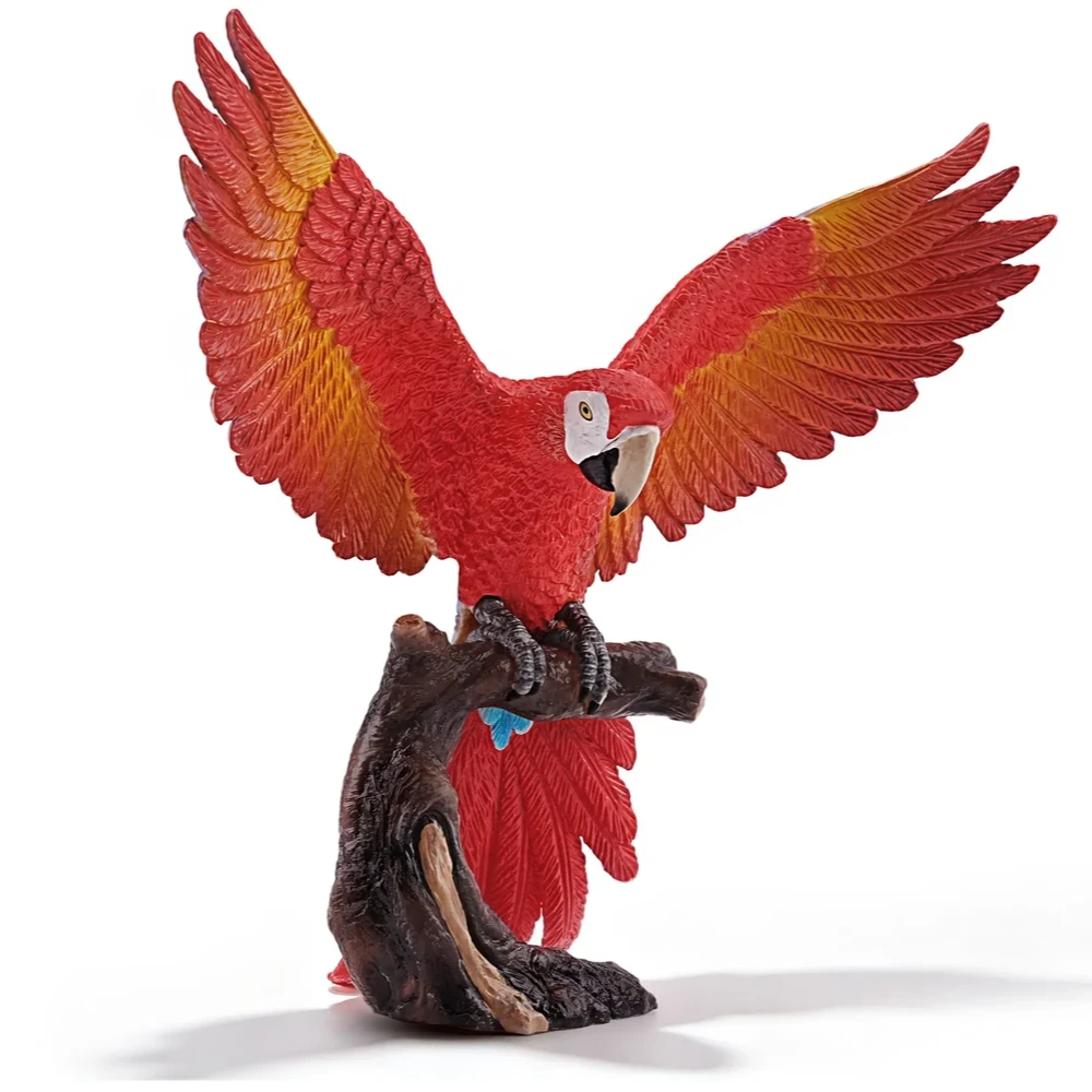 Toymany Scarlet Macaw toy figurine