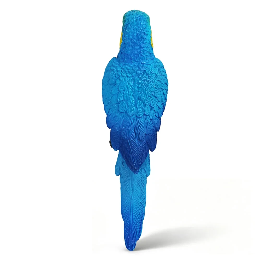 Toymany Blue and Yellow Macaw back view