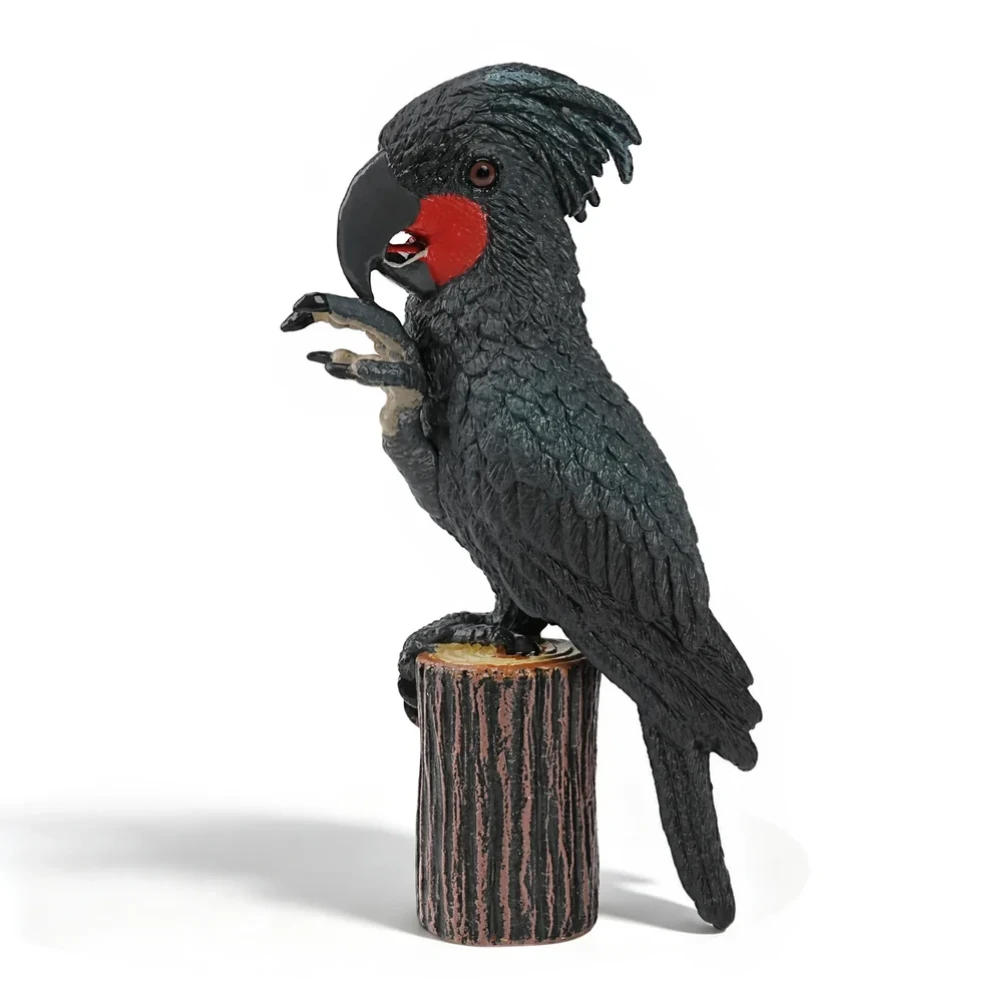 Toymany Palm Cockatoo replica side view