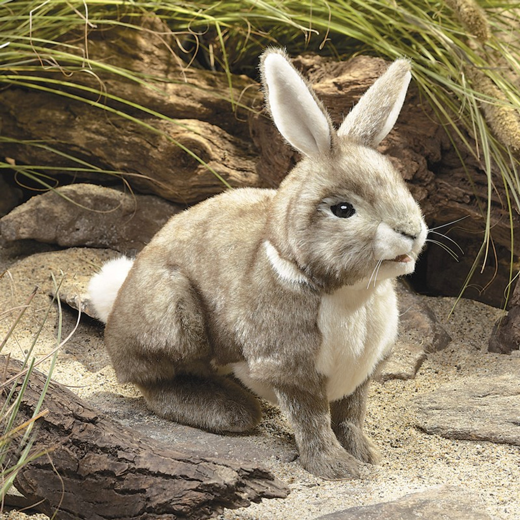 Folkmanis Cottontail Rabbit Hand Puppet