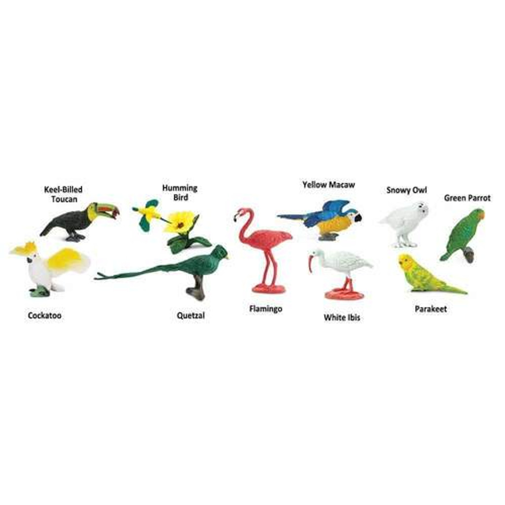 Safari Ltd Exotic Bird toy figurines
