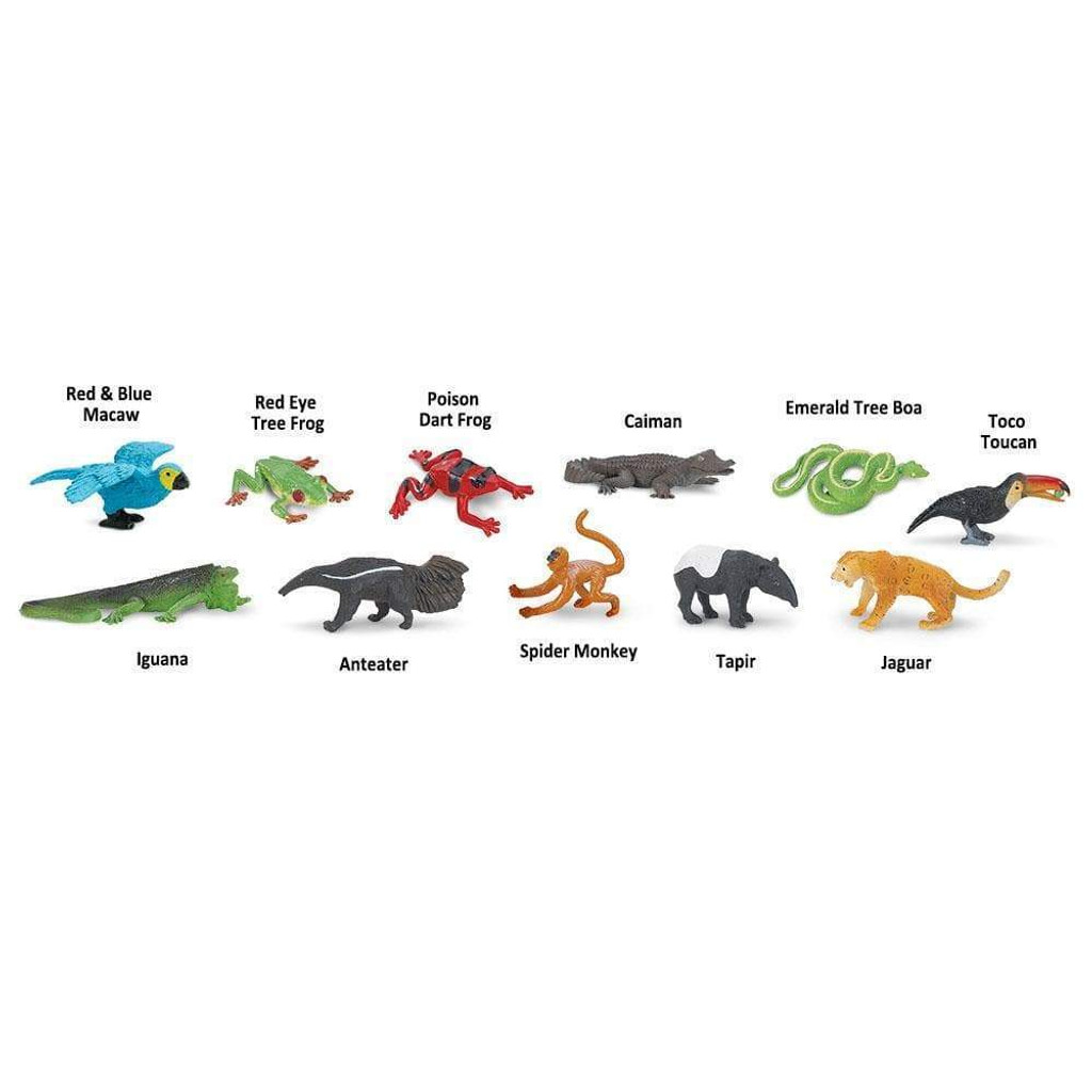 Safari Ltd Rainforest animal toy figurines