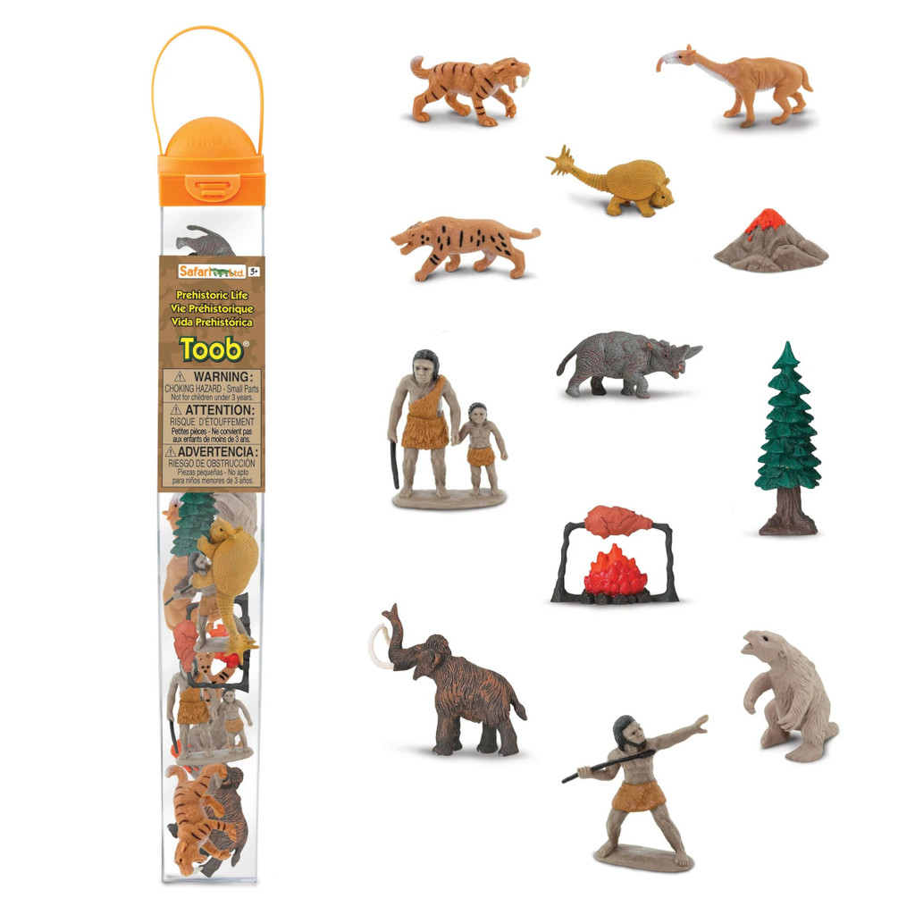 Safari Ltd Prehistoric Life Toob figurines