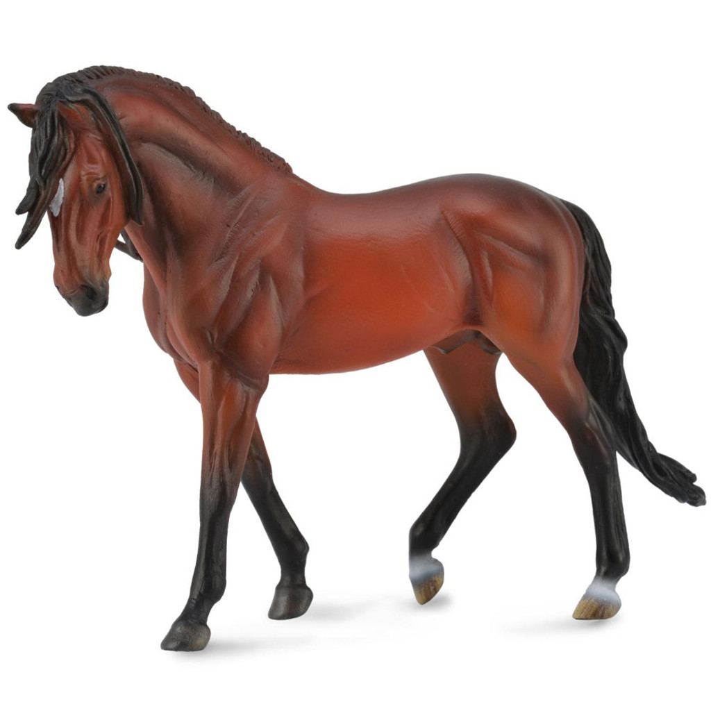 CollectA Andalusian Stallion Bright Bay Deluxe Scale