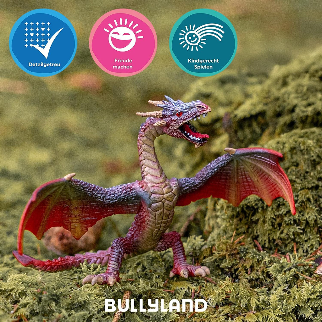Bullyland Flying Dragon Red