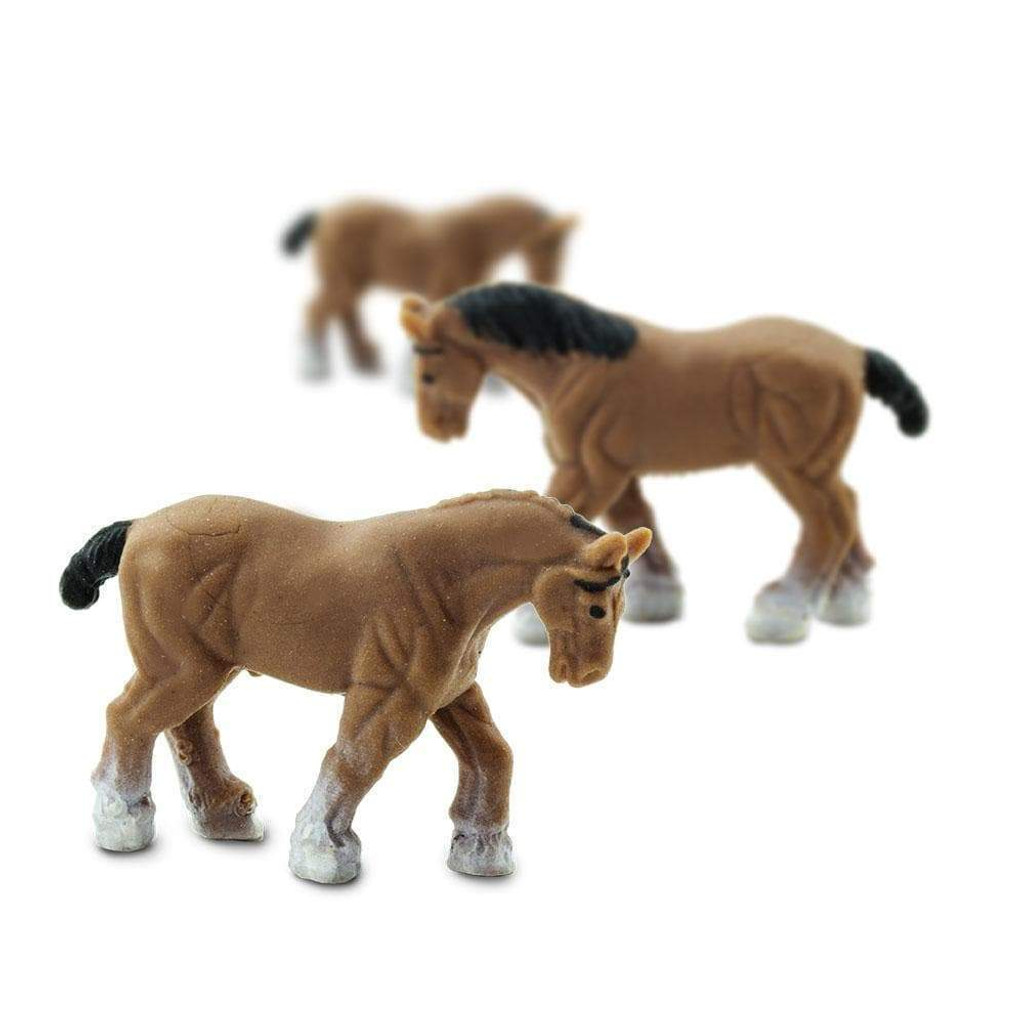 Safari Ltd Mini Clydesdales