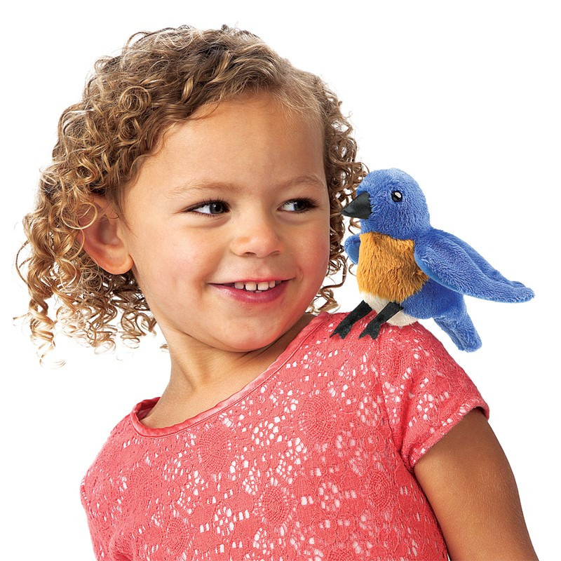 Folkmanis Bluebird Finger Puppet