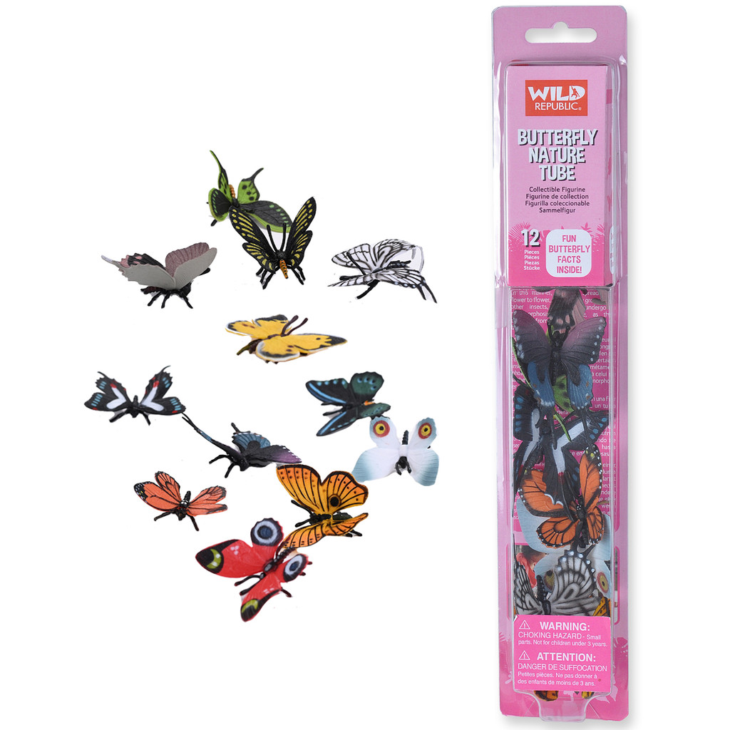 Wild Republic Butterflies Tube