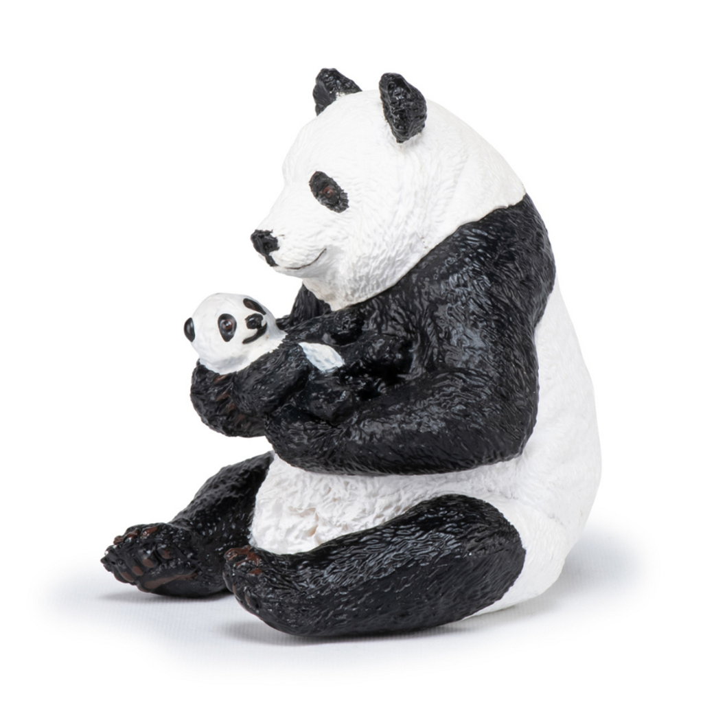 Papo Sitting Panda and Baby