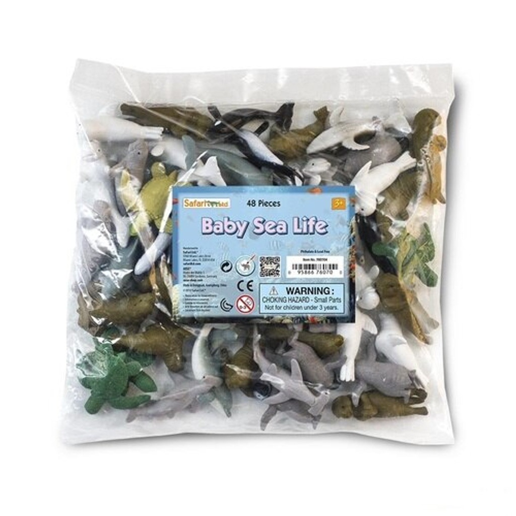 Safari Ltd Baby Sea Life Bulk Bag 48pc