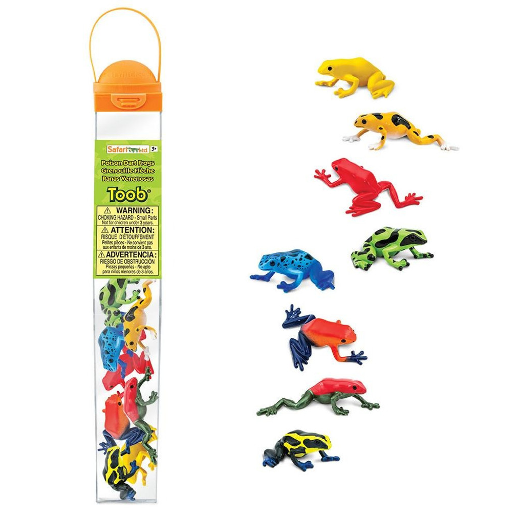 Safari Ltd Poison Dart Frogs Toob with frogs