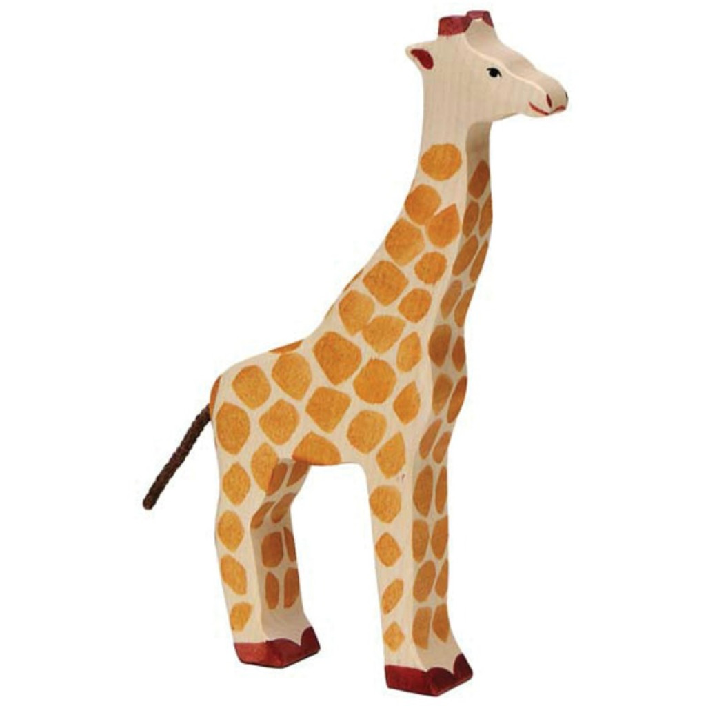 Holztiger Giraffe