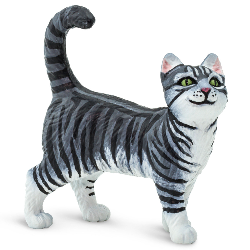 Safari Ltd Grey Tabby Cat