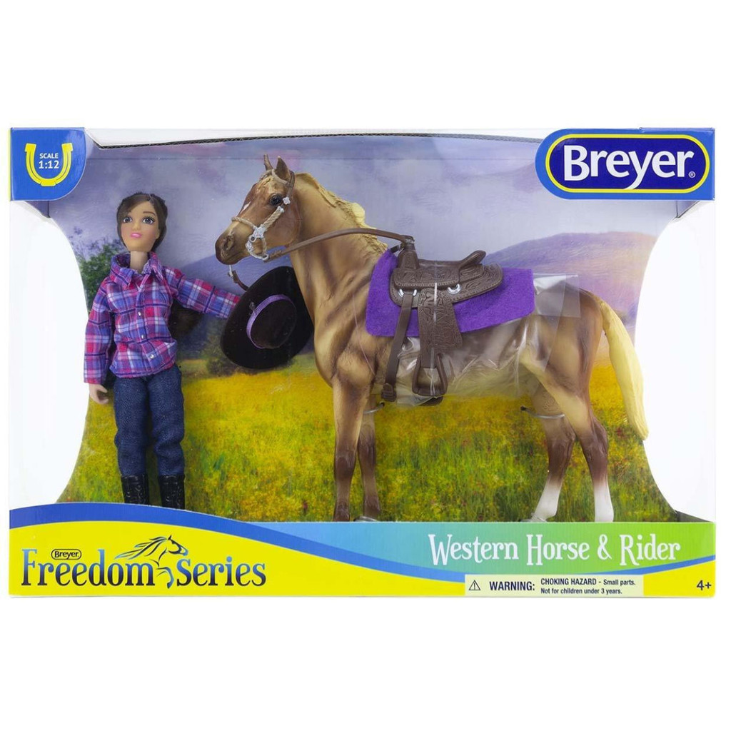 Breyer Western Horse and Rider in packaging