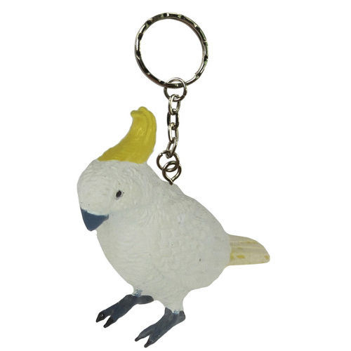 Science and Nature Cockatoo Keychain