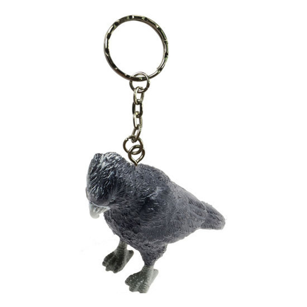 Science and Nature Black Cockatoo Keychain