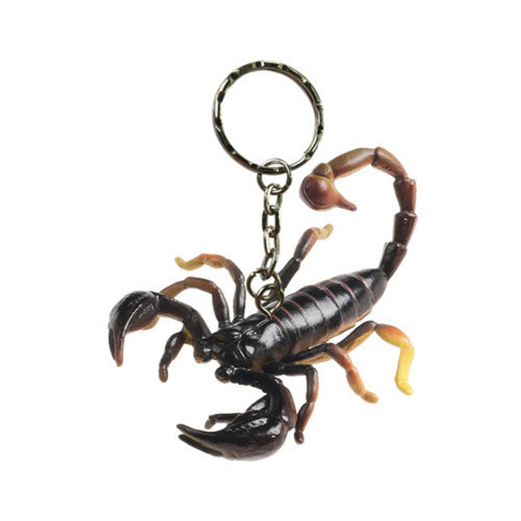 Science and Nature Scorpion Keychain