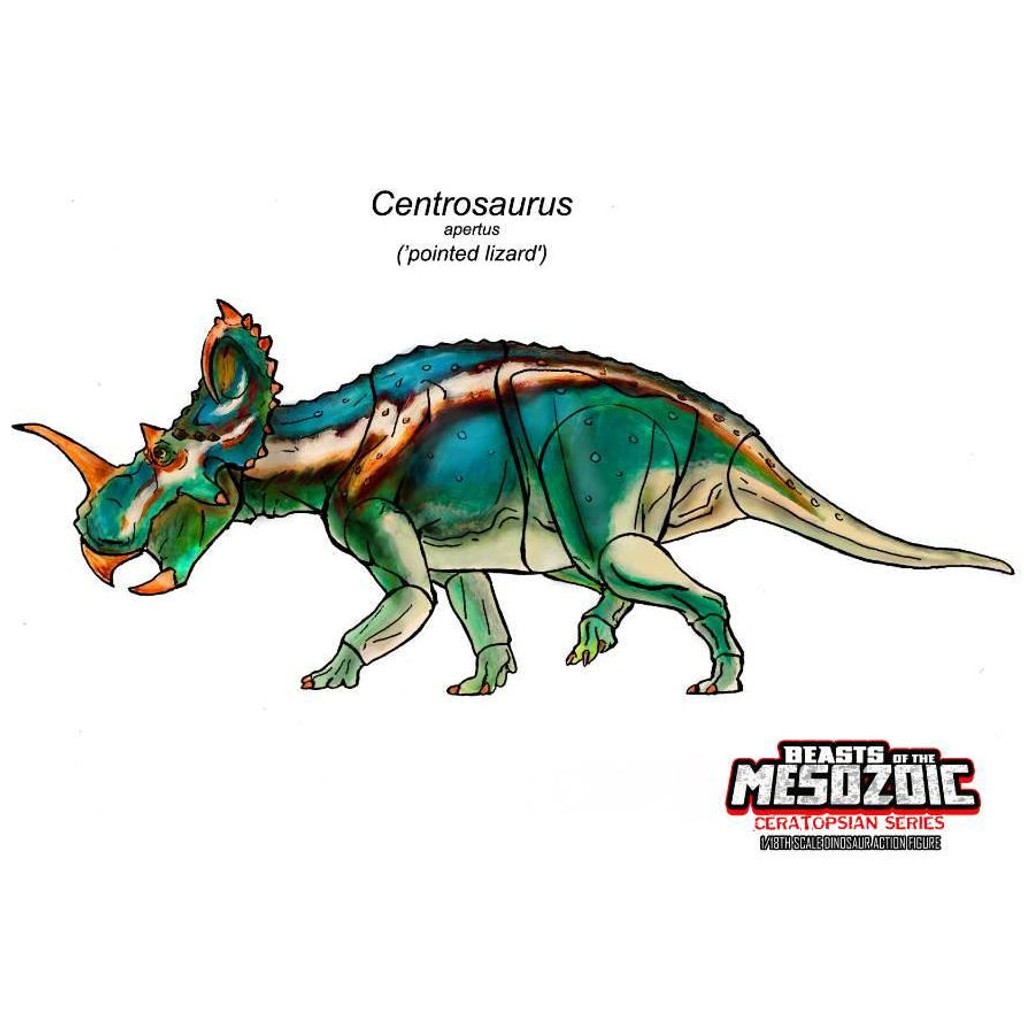 Creative Beasts Centrosaurus concept art