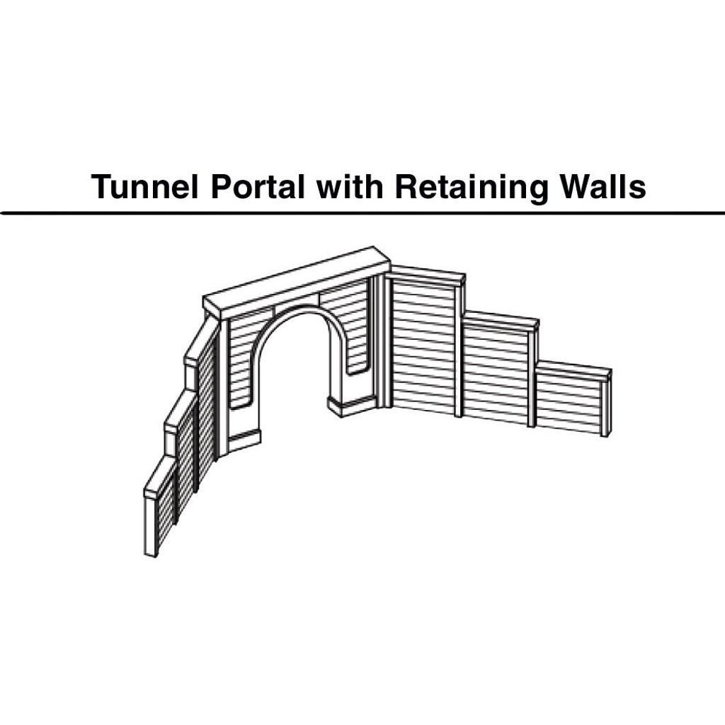 Woodland Scenics Concrete Single Portal HO Scale how it works