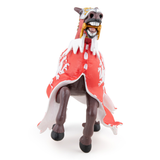 Papo Dragon King Horse Red