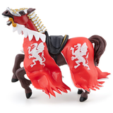Papo Dragon King Horse Red