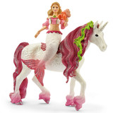 Schleich Mermaid Feya Riding Unicorn 70593