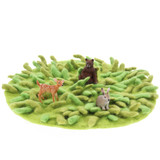 Papoose Grassy Mat with animals (sold separately)