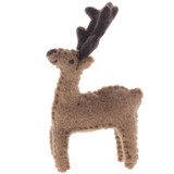 Papoose Felt Reindeer side view