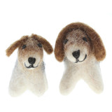 Papoose Mini Dog and puppy front view