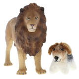 Papoose Puppy with CollectA Lion (sold separately)