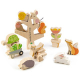 Tender Leaf Toys Stacking Garden Animal Friends