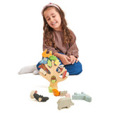 Tender Leaf Toys Stacking Forest with girl