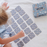 Ocean Memory Card Game with child playing