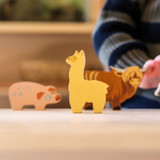 Tender Leaf Toys Wooden Farm Animals in play