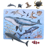 Modern Monty Ocean Take Me With You Puzzle with MiniZoo figures