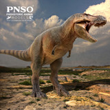 PNSO Lu Xiong the Zhuchengtyrannus with background art PNSO Lu Xiong the Zhuchengtyrannus with background art