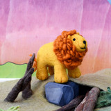 Felt Safari Lion Toy front right