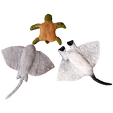 Felt Sea Reef Creature Toys undersides